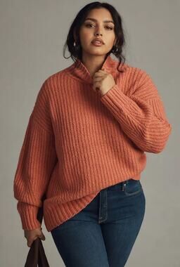 Maeve Dakotah Oversized Turtleneck Sweater Anthropologie Small